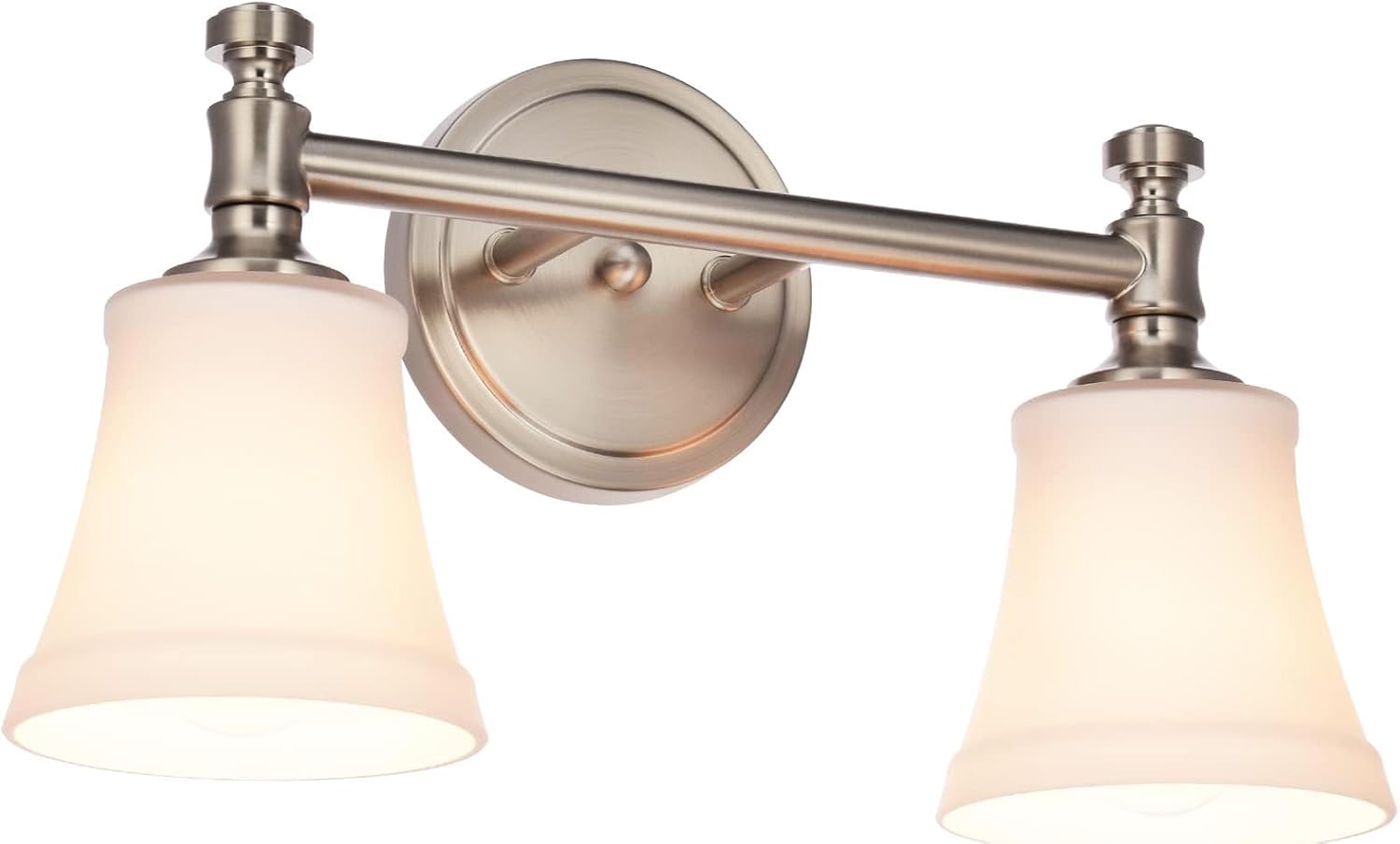 Bathroom Vanity Light Fixtures, Traditional Aged Brass 3 Lights Wall Sconce Lighting with Opal Glass Shade, Porch Wall Mount Light Fixture for Bathroom, Mirror Cabinets Hallway Stairs