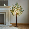 LITBLOOM Lighted Birch Twig Tree with Fairy Lights 4FT 200 LED Lights for Indoor Outdoor Home Christmas Holiday Decoration